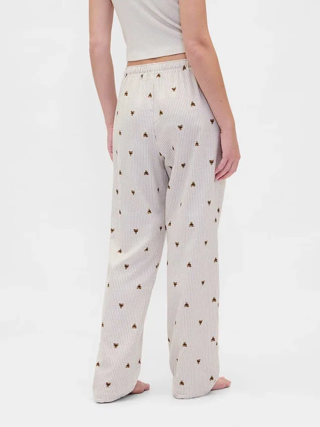 Mjukaste pyjamasbyxor i flanell för vuxna