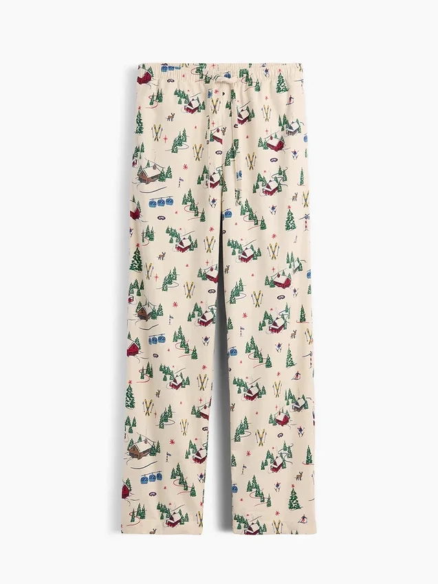 Mjukaste pyjamasbyxor i flanell för vuxna