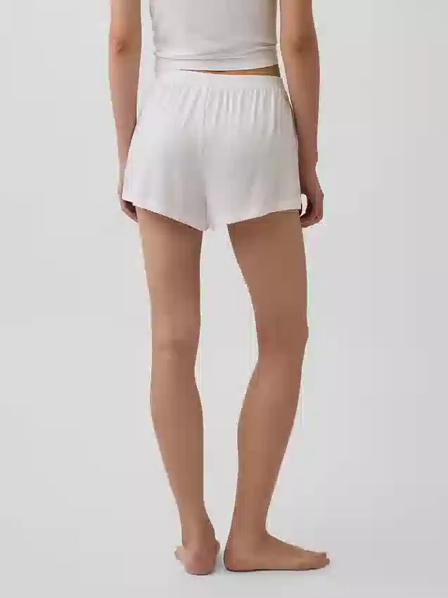 Mjukaste pyjamasshorts i modalribb