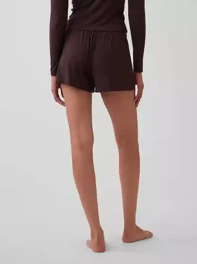 Mjukaste pyjamasshorts i modalribb