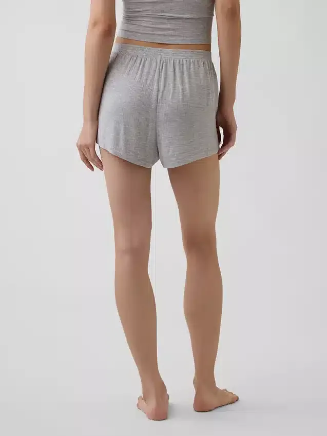 Mjukaste pyjamasshorts i modalribb