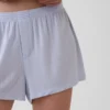 Mjukaste pyjamasshorts i modalribb