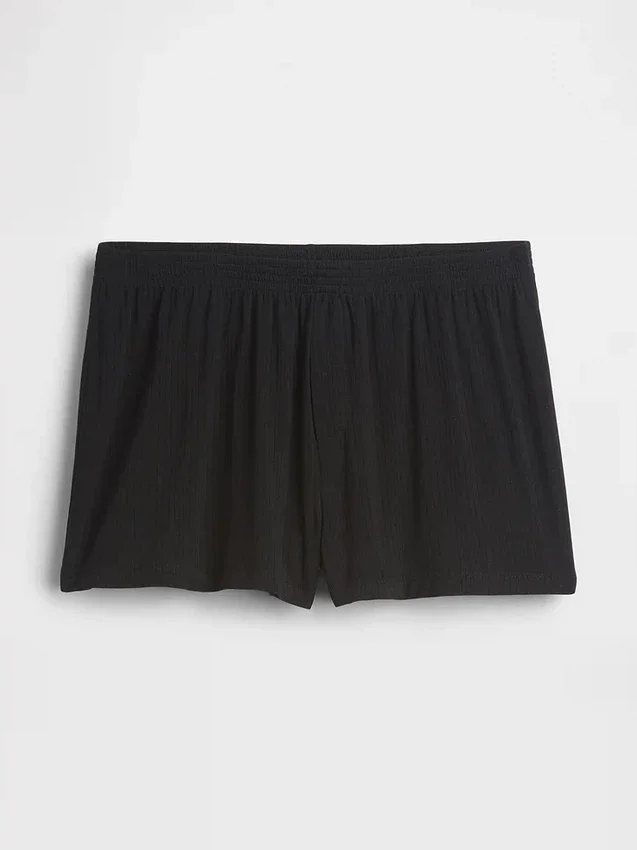 Mjukaste pyjamasshorts i modalribb