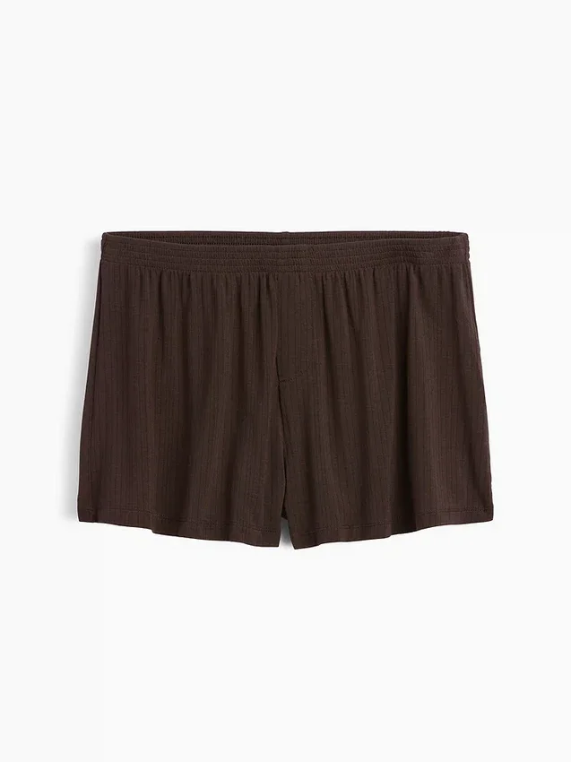 Mjukaste pyjamasshorts i modalribb