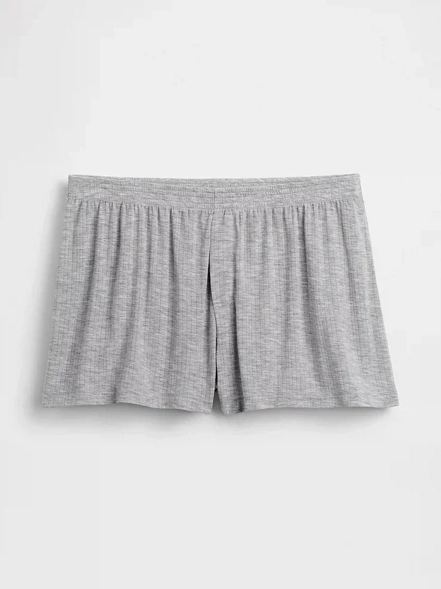 Mjukaste pyjamasshorts i modalribb