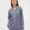 Mjukaste pyjamaströjan i flanell för vuxna