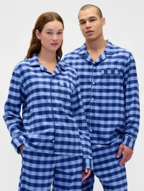 Mjukaste pyjamaströjan i flanell för vuxna