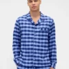Mjukaste pyjamaströjan i flanell för vuxna