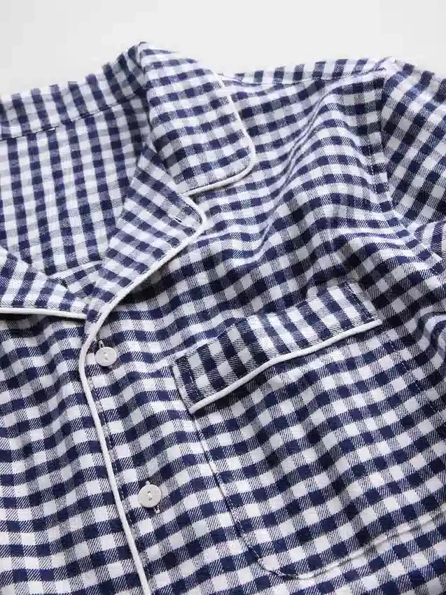 Mjukaste pyjamaströjan i flanell för vuxna