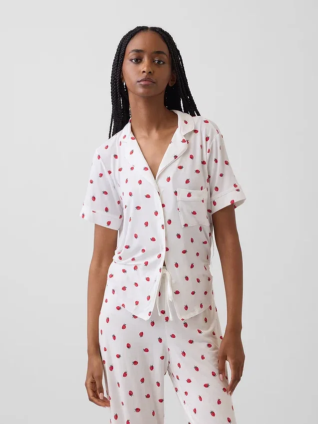 Mjukaste pyjamasöverdelen i modal