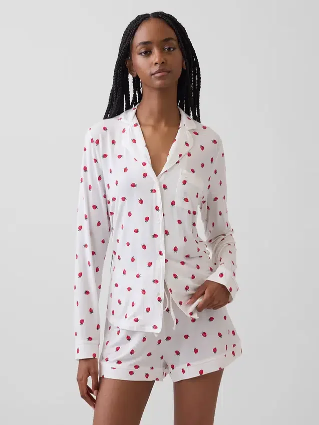 Mjukaste pyjamasöverdelen i modal