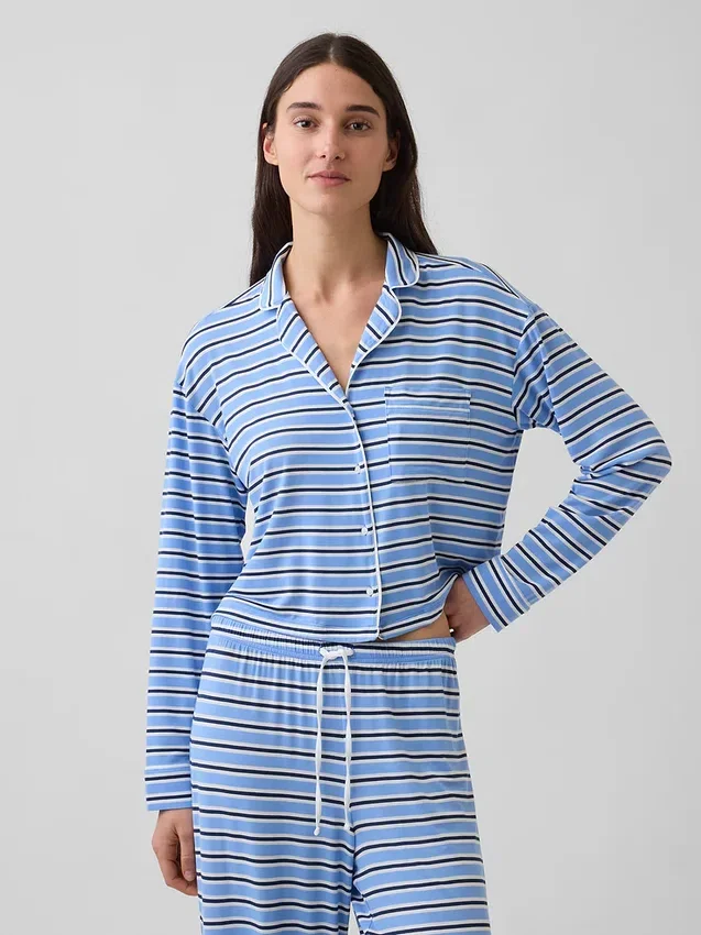 Mjukaste pyjamasöverdelen i modal som toppar