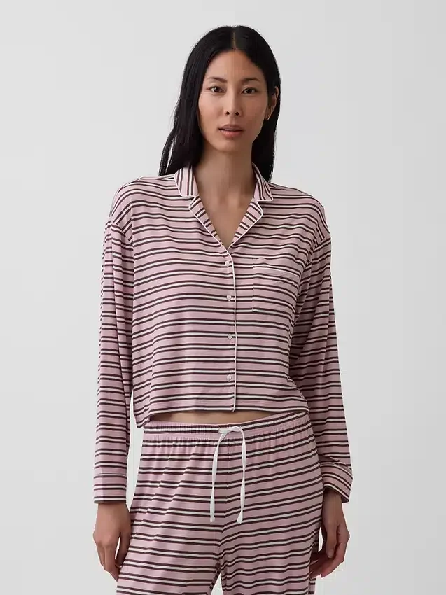 Mjukaste pyjamasöverdelen i modal som toppar
