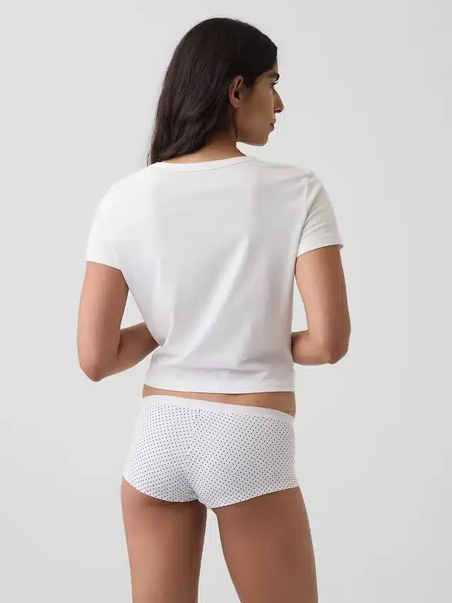 Mjukaste shorty i ekologisk stretchbomull