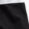 Mjukaste shorty i ekologisk stretchbomull med logotyp