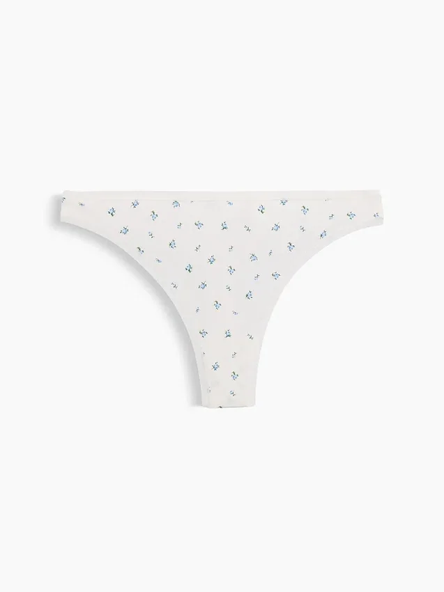 Mjukaste stringtrosa i ekologisk stretchbomull