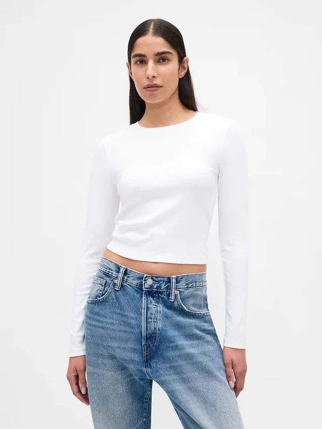 Modern kort T-shirt