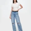 Modern kort T-shirt