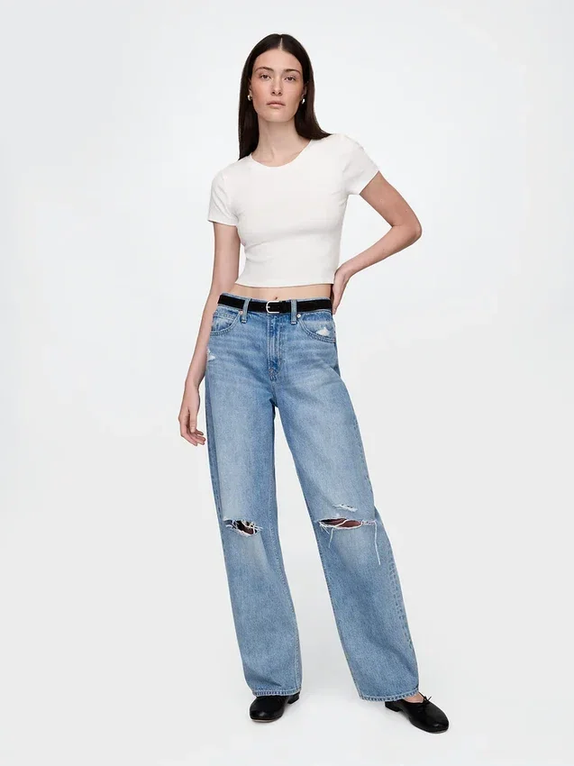 Modern kort T-shirt