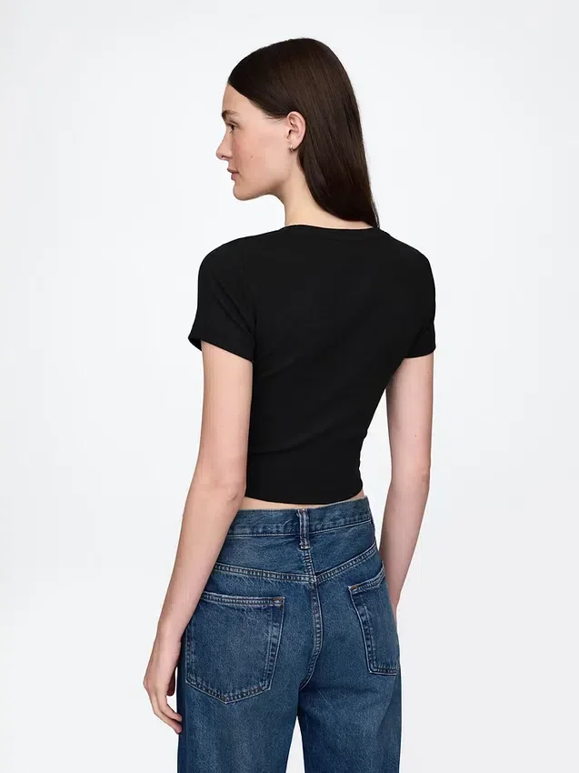 Modern kort T-shirt