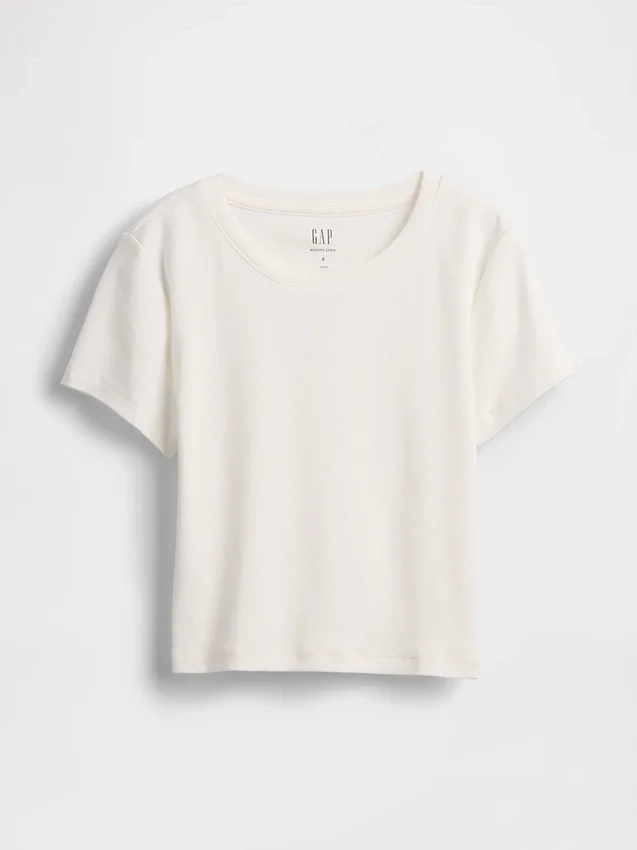 Modern kort T-shirt