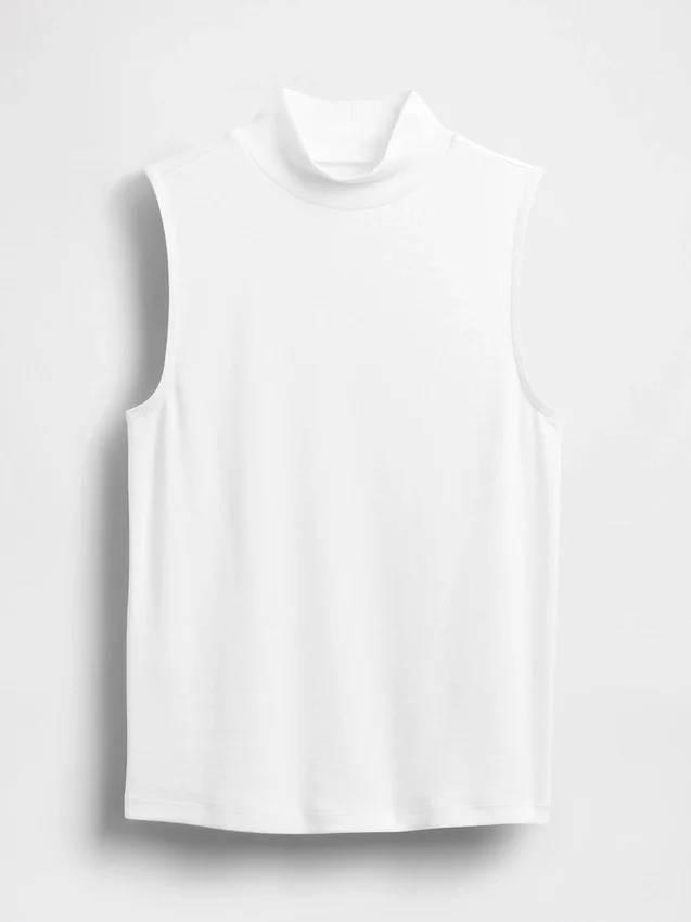 Modern linne med hög hals