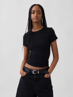 Modern ribbad T-shirt