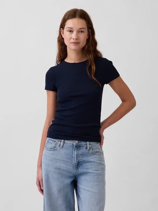 Modern ribbad T-shirt