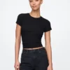 Modern ribbad T-shirt