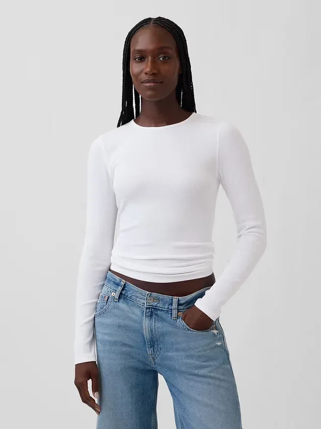 Modern ribbad T-shirt