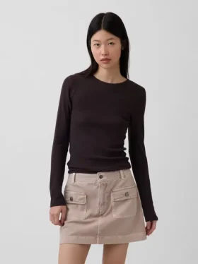 Modern ribbad T-shirt