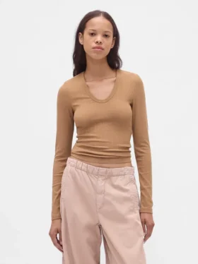 Modern ribbad T-shirt