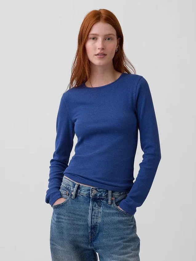 Modern ribbad T-shirt