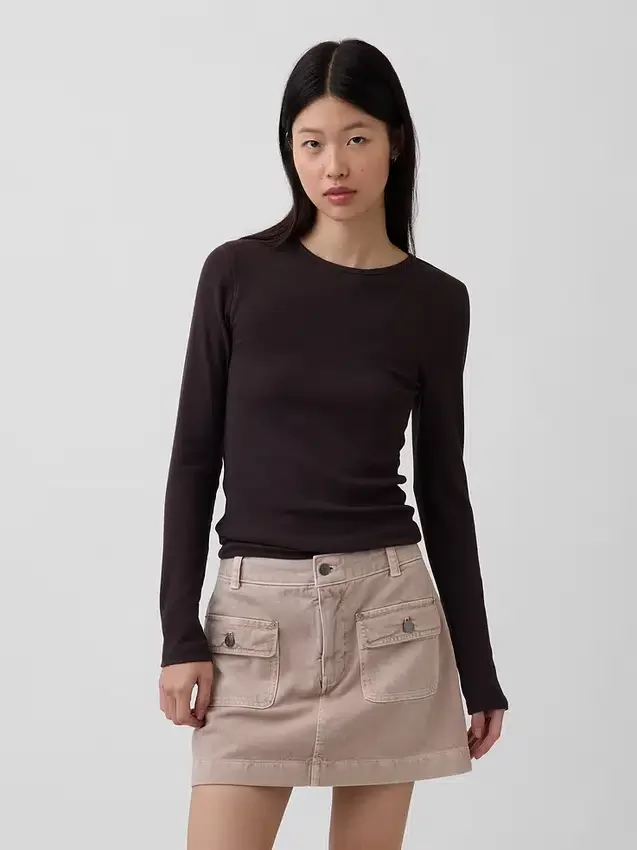 Modern ribbad T-shirt