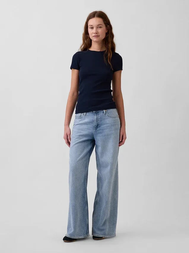 Modern ribbad T-shirt