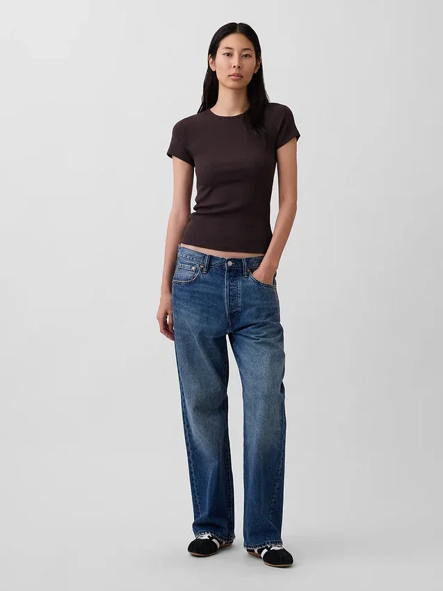 Modern ribbad T-shirt
