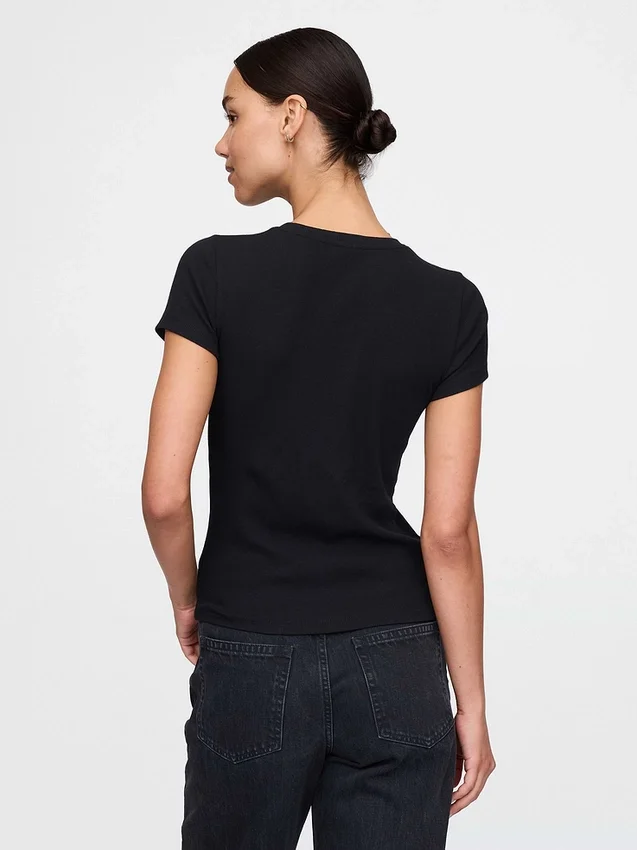 Modern ribbad T-shirt