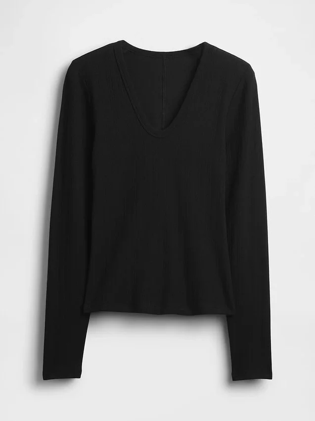 Modern ribbad T-shirt