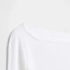 Modern T-shirt med båthals