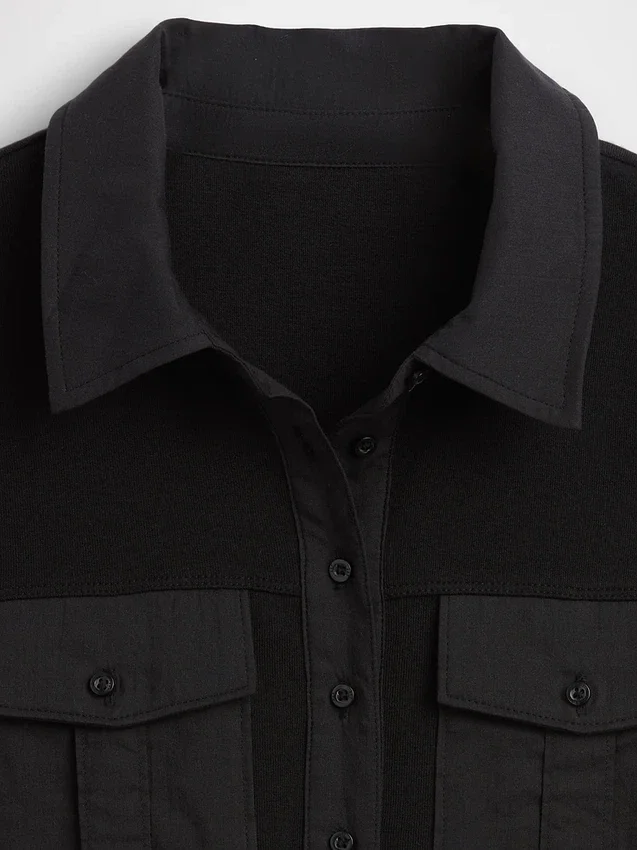 Modern T-shirt med halvlånga ärmar