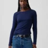 Modern T-shirt med rund hals