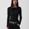 Modern T-shirt med rund hals