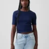 Modern T-shirt med rund hals