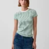 Modern T-shirt med rund hals
