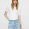 Modern T-shirt med rund hals