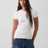 Modern T-shirt med rund hals