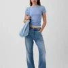 Modern T-shirt med rund hals
