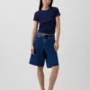 Modern T-shirt med rund hals