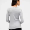 Modern T-shirt med rund hals
