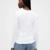 Modern T-shirt med rund hals